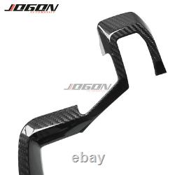 Carbon Steering Wheel Bezel Cover Trim For Ford F150 F250 F-350 F-450 Super Duty