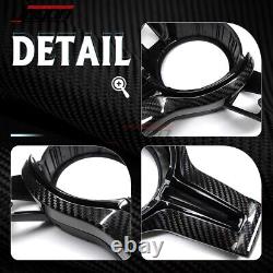 Carbon Steering Wheel Cover For BMW F30 F31 F32 F33 F36 M3 M4 F80 F82 F83 340i