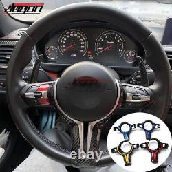 Carbon Steering Wheel Cover For BMW M Sport M2 M3 M4 M5 M6 X5 X6 F20 F22 F25 F16