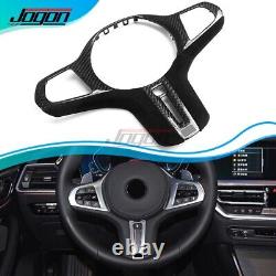 Carbon Steering Wheel Cover Replace For BMW 2 3 4 5 6 8 Series X4 X5 X6 2018-23