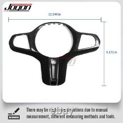 Carbon Steering Wheel Cover Replace For BMW 2 3 4 5 6 8 Series X4 X5 X6 2018-23
