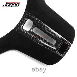 Carbon Steering Wheel Cover Replace For BMW 2 3 4 5 6 8 Series X4 X5 X6 2018-23