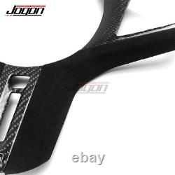 Carbon Steering Wheel Cover Replace For BMW 2 3 4 5 6 8 Series X4 X5 X6 2018-23