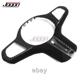 Carbon Steering Wheel Cover Replace For BMW 2 3 4 5 6 8 Series X4 X5 X6 2018-23