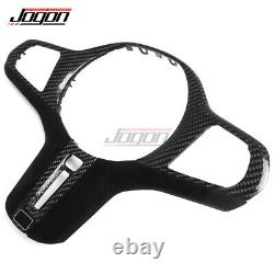 Carbon Steering Wheel Cover Replace For BMW 2 3 4 5 6 8 Series X4 X5 X6 2018-23