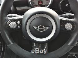 Carbon Steering Wheel Cover Set For Mini Cooper R55/R56/R57/R58/R59/R60 3pcs