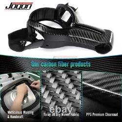 Carbon Steering Wheel Cover Trim For BMW X5 X6 F15 F16 X5M X6M F85 F86 2015-2019