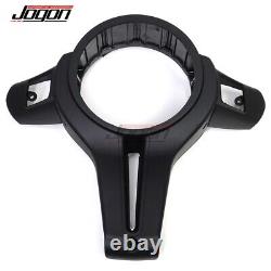 Carbon Steering Wheel Cover Trim For BMW X5 X6 F15 F16 X5M X6M F85 F86 2015-2019