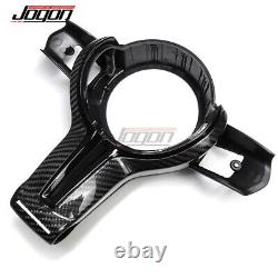 Carbon Steering Wheel Cover Trim For BMW X5 X6 F15 F16 X5M X6M F85 F86 2015-2019