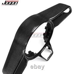 Carbon Steering Wheel Cover Trim For Porsche 718 Cayman GTS GT4 Boxster 2015-23
