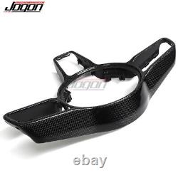 Carbon Steering Wheel Cover Trim For Porsche 718 Cayman GTS GT4 Boxster 2015-23