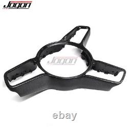 Carbon Steering Wheel Cover Trim For Porsche 718 Cayman GTS GT4 Boxster 2015-23