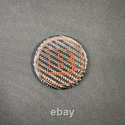 Carbon Steering Wheel Emblem Badge made for Mercedes-Benz 57mm 1 pc