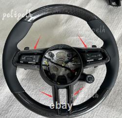 Carbon Steering Wheel Frame For 2020-2024 Porsche Paramera 971 992 Taycan Macan