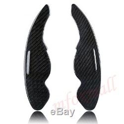 Carbon Steering Wheel Shift Lever Paddle Cover For Jaguar F-Type F-Pace XF XJ XE