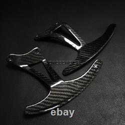 Carbon Steering Wheel Shifter Paddle Cover Trim For Maserati Gran Turismo GT GTS