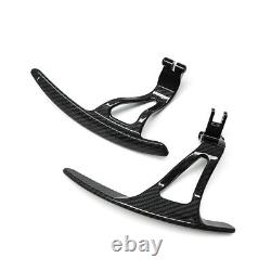 Carbon Steering Wheel Shifter Paddle Cover Trim For Nissan GT-R GTR 2008-2016