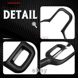 Carbon Steering Wheel Surrouding Covers For Ford F-150 Lariat Raptor R 2021-2024