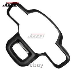 Carbon Steering Wheel Surrouding Covers For Ford F-150 Lariat Raptor R 2021-2024