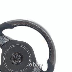 Carbon Steering Wheel with Speaker Cover Fit For VW MK6 Golf 6 R GTI Jetta 08-14