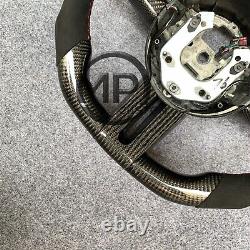 Carbon fiber Steering Wheel Black Alcantara Fit For Mustang V6 V8 GT 2005-2009