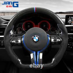 Carbon fiber Steering Wheel Fit For BMW M1 M2 M3 M4 F30 F35 F80 X6M X5M