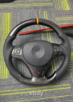 Carbon fiber Steering wheel+Cover For BMW 3 Series E90 E91 E92/1 Series E81 E82