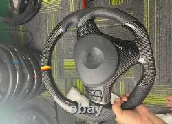 Carbon fiber Steering wheel+Cover For BMW 3 Series E90 E91 E92/1 Series E81 E82