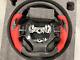 Carbon fiber steering wheel+Cover For Lexus IS 250 200 350 200 ISF GS RC F Red