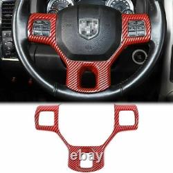 Center Control Navigation Steering Wheel Decor Cover Trims for Dodge RAM 2010-18