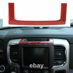 Center Control Navigation Steering Wheel Decor Cover Trims for Dodge RAM 2010-18