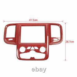 Center Control Navigation Steering Wheel Decor Cover Trims for Dodge RAM 2010-18