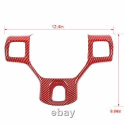 Center Control Navigation Steering Wheel Decor Cover Trims for Dodge RAM 2010-18