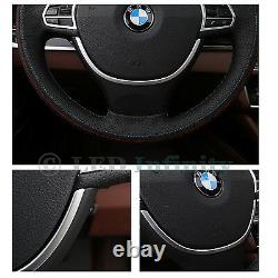 Chrome Silver Steering Wheel Cover Trim For 2010-2015 BMW F10 F11 520i 528i 535i