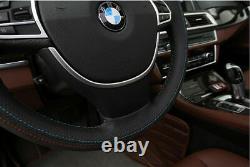 Chrome Silver Steering Wheel Cover Trim For 2010-2015 BMW F10 F11 520i 528i 535i