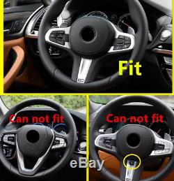 Chrome Steering Wheel cover trim For BMW 5 SERIES G30 G31 X3 X4 G01 G02 M5 2018
