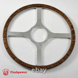Classic Laminated wood steering wheel Ford Mustang Shelby AC Cobra Vintage