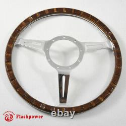 Classic wood grain steering wheel Restoration VW Ford Mustang