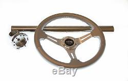 Club Car DS Silver Steering Wheel/Hub Adapter/Chrome Cover Kit 1985 to Current