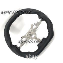 Corvette C6 Black leather Customized Steering Wheel for 2006-2013 C6 ZR1 Z06