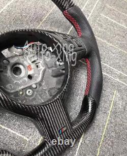 Cover+Carbon Fiber Steering Wheel for BMW E46 M3 (No paddle holes) 2001-06