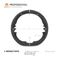 Custom Alcantara Car Steering Wheel Cover for Mercedes-Benz AMG GT E53 E63