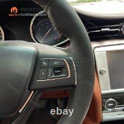 Custom Alcantara Real Leather Steering Wheel Cover for Maserati Levante Ghibli