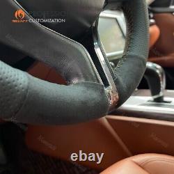 Custom Alcantara Real Leather Steering Wheel Cover for Maserati Levante Ghibli