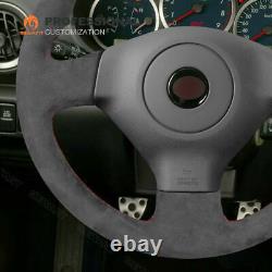 Custom Alcantara Steering Wheel Cover for Subaru Legacy Forester Impreza Outback