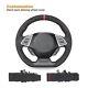 Custom DIY Stitch Alcantara Steering Wheel Cover for Chevrolet Camaro 2017-2022