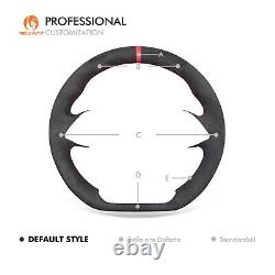 Custom DIY Stitch Alcantara Steering Wheel Cover for Chevrolet Camaro 2017-2022