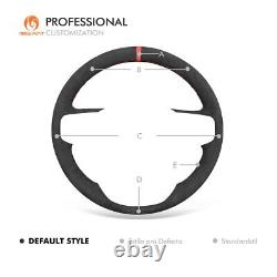 Custom Hand Stitch Alcantara Steering Wheel Cover for GMC Sierra 1500 Limited