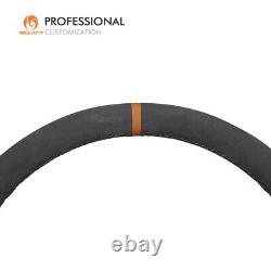 Custom Hand Stitch Alcnatara Steering Wheel Cover for GMC Sierra 1500 Limited