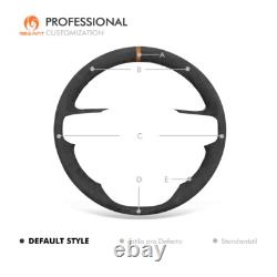 Custom Hand Stitch Alcnatara Steering Wheel Cover for GMC Sierra 1500 Limited